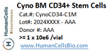 Cynomolgus monkey Macaca fascicularis, bone marrow, CD34 Stem / progenitor cells